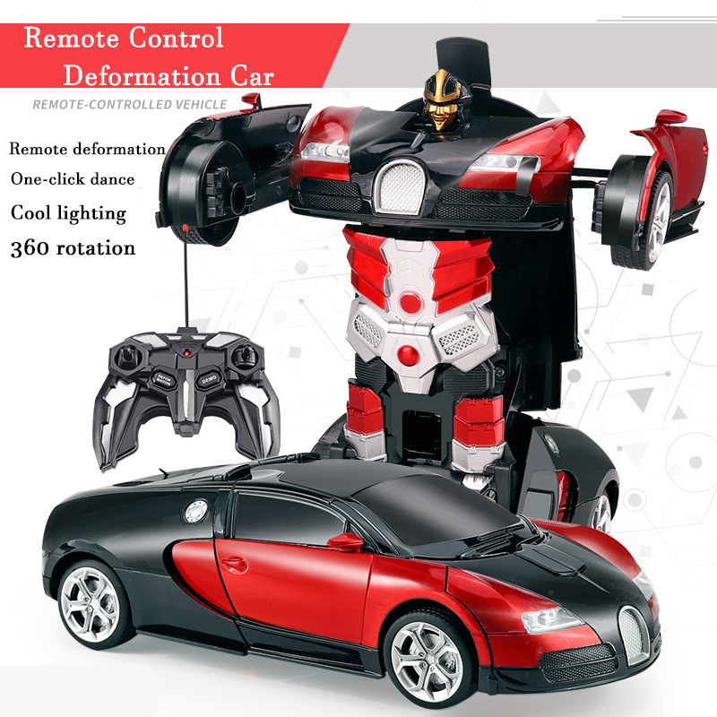 Kids Outdoor Storage - 2in1 Electric RC Car Transformation Robots
