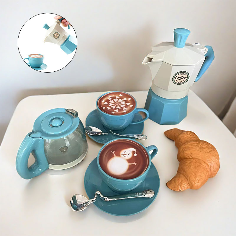 Kids Outdoor House Accessories - 4/11PCS Retend Play Simulation Coffee Set