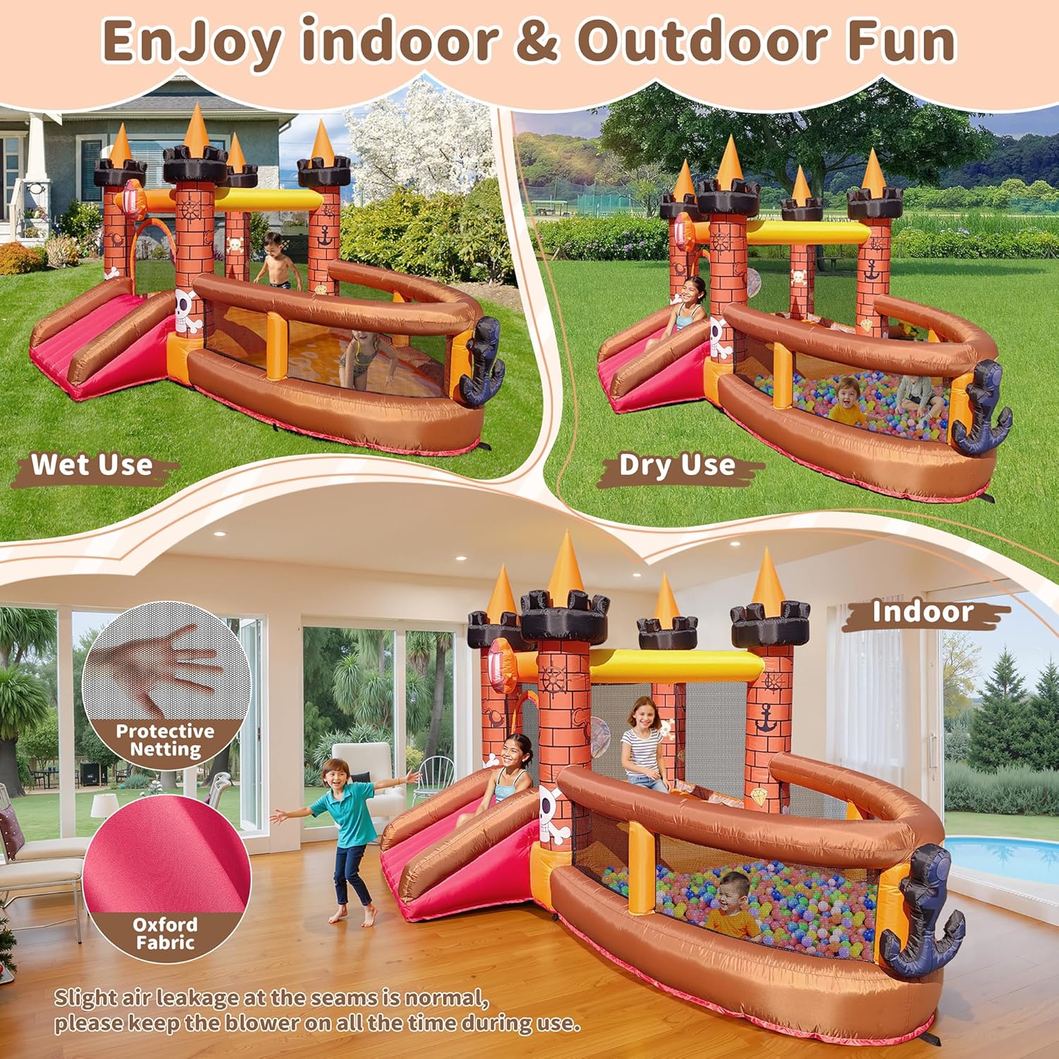 Inflatable Bounce House for Ki - Kids Outdoor Jump House ulasan dan harga