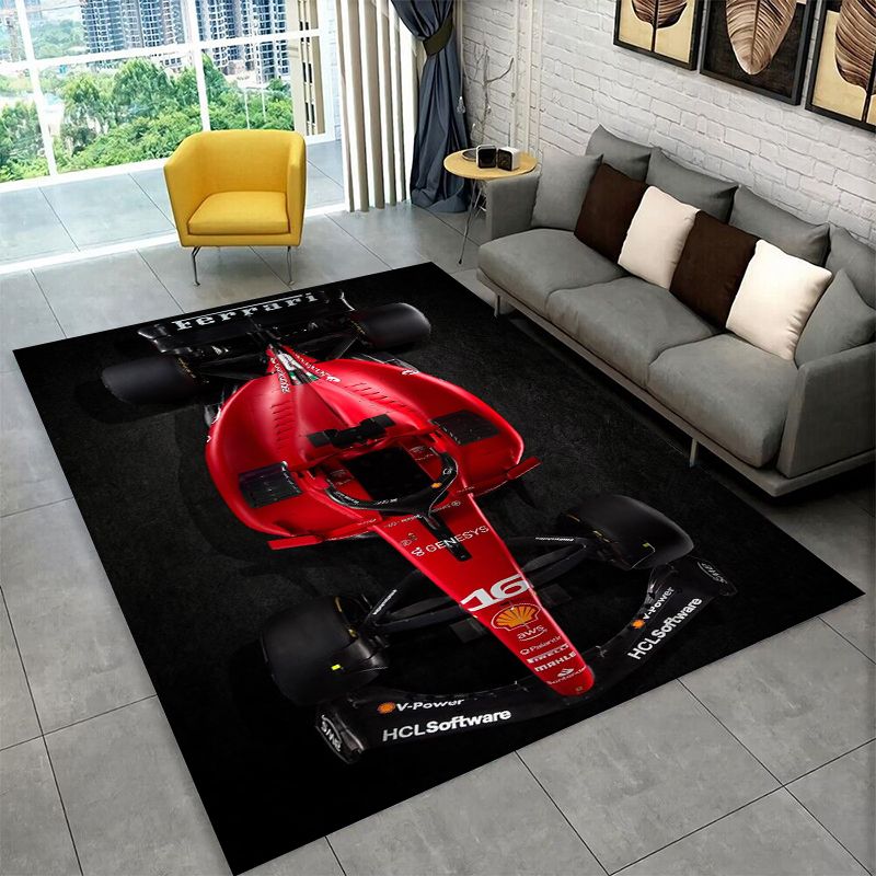 Retro F-Ferrarii Racing Car Mo - Kids Outdoor Flooring ulasan dan harga