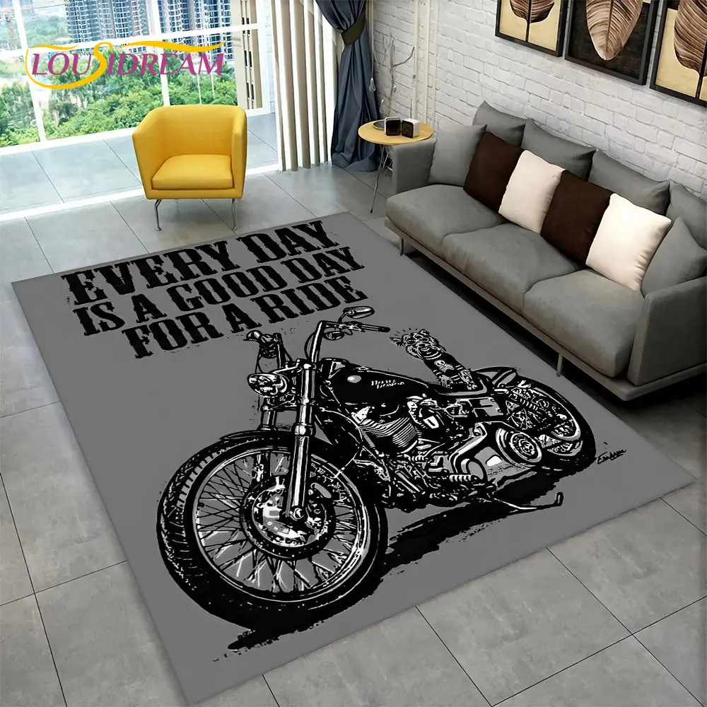 3D Retro Vintage Motorcycle Ar - Kids Outdoor Lounge ulasan dan harga