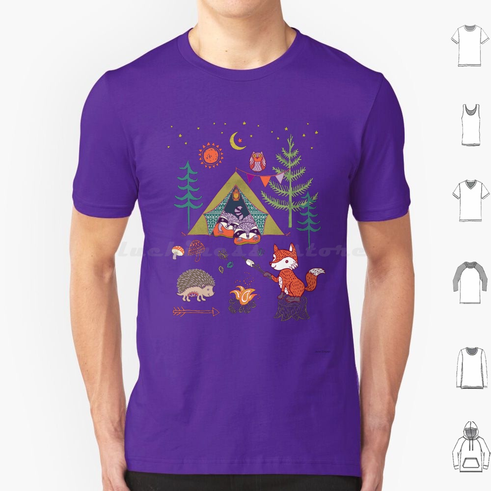 Woodland Animals Campout T Shi - Kids Outdoor Fort ulasan dan harga