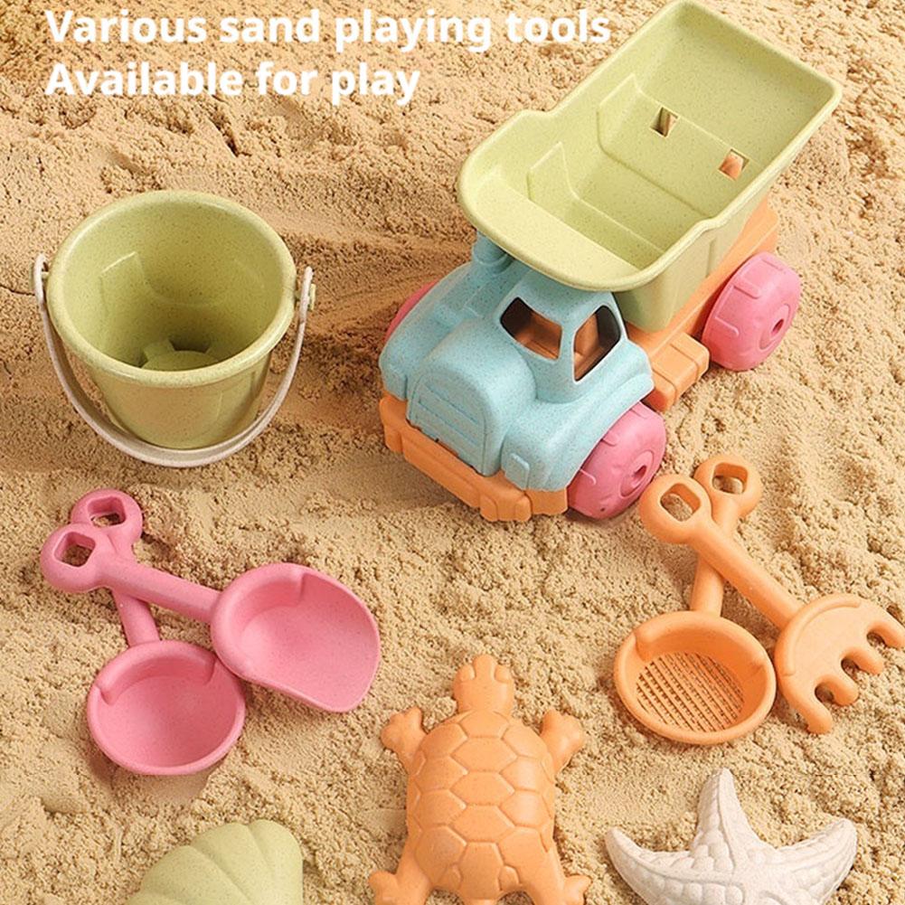 7Pcs Beach Sand Toys Set for C - Kids Outdoor Storage ulasan dan harga