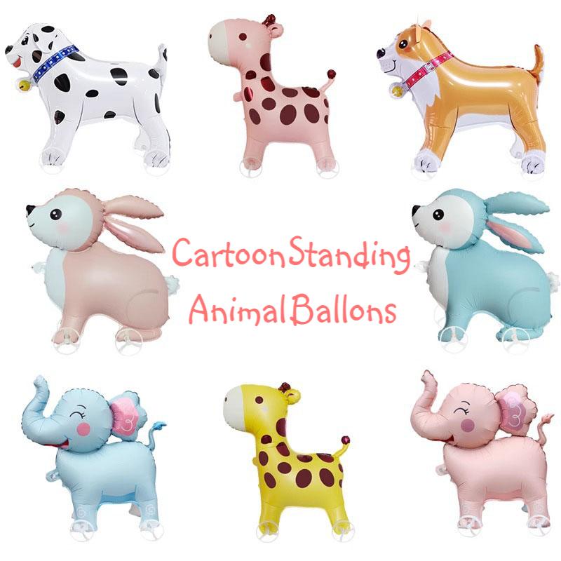 Cartoon Standing Animal Ballon - Kids Outdoor Yard Toys ulasan dan harga
