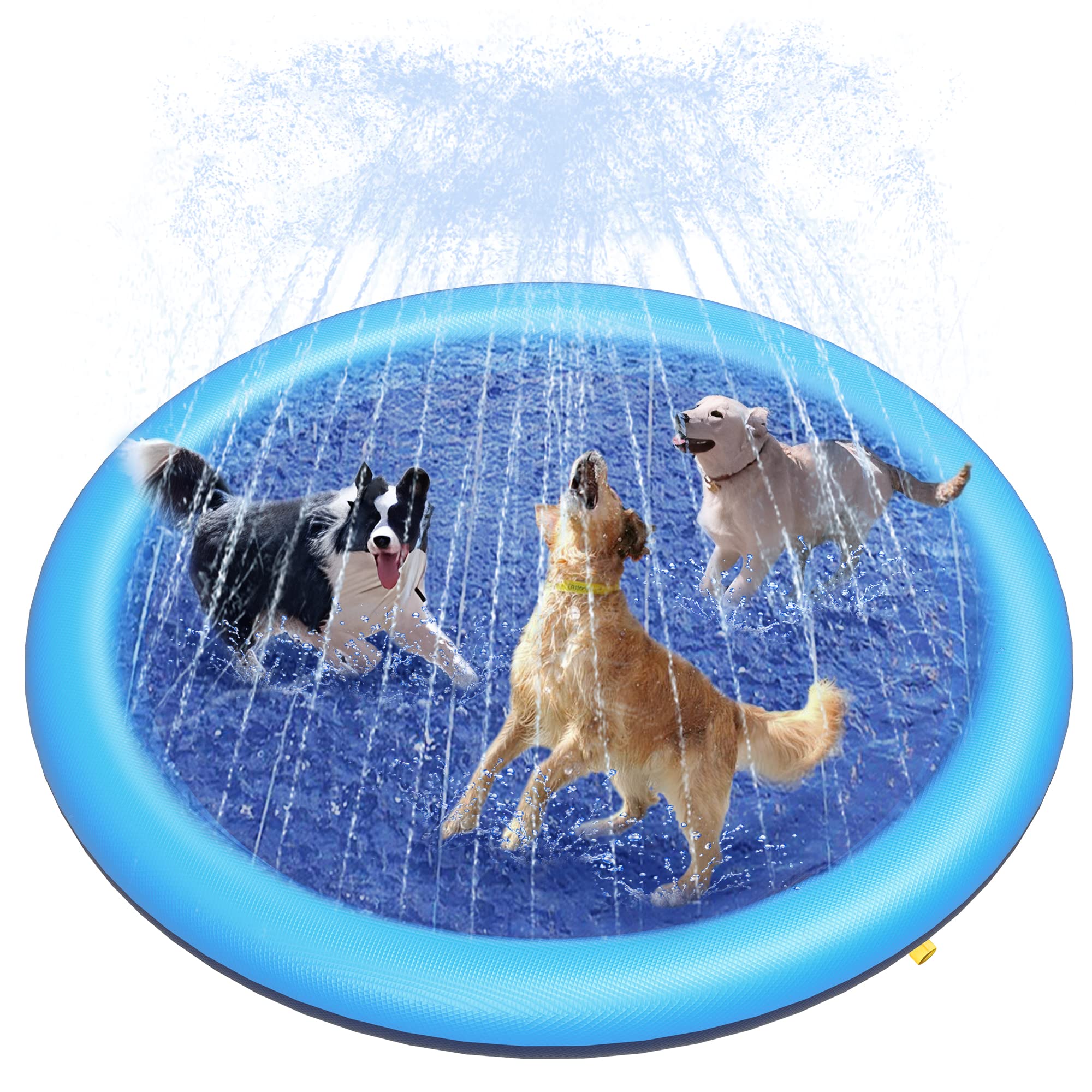 Dog Splash Pad Thick Sprinkler - Kids Outdoor Lounge ulasan dan harga