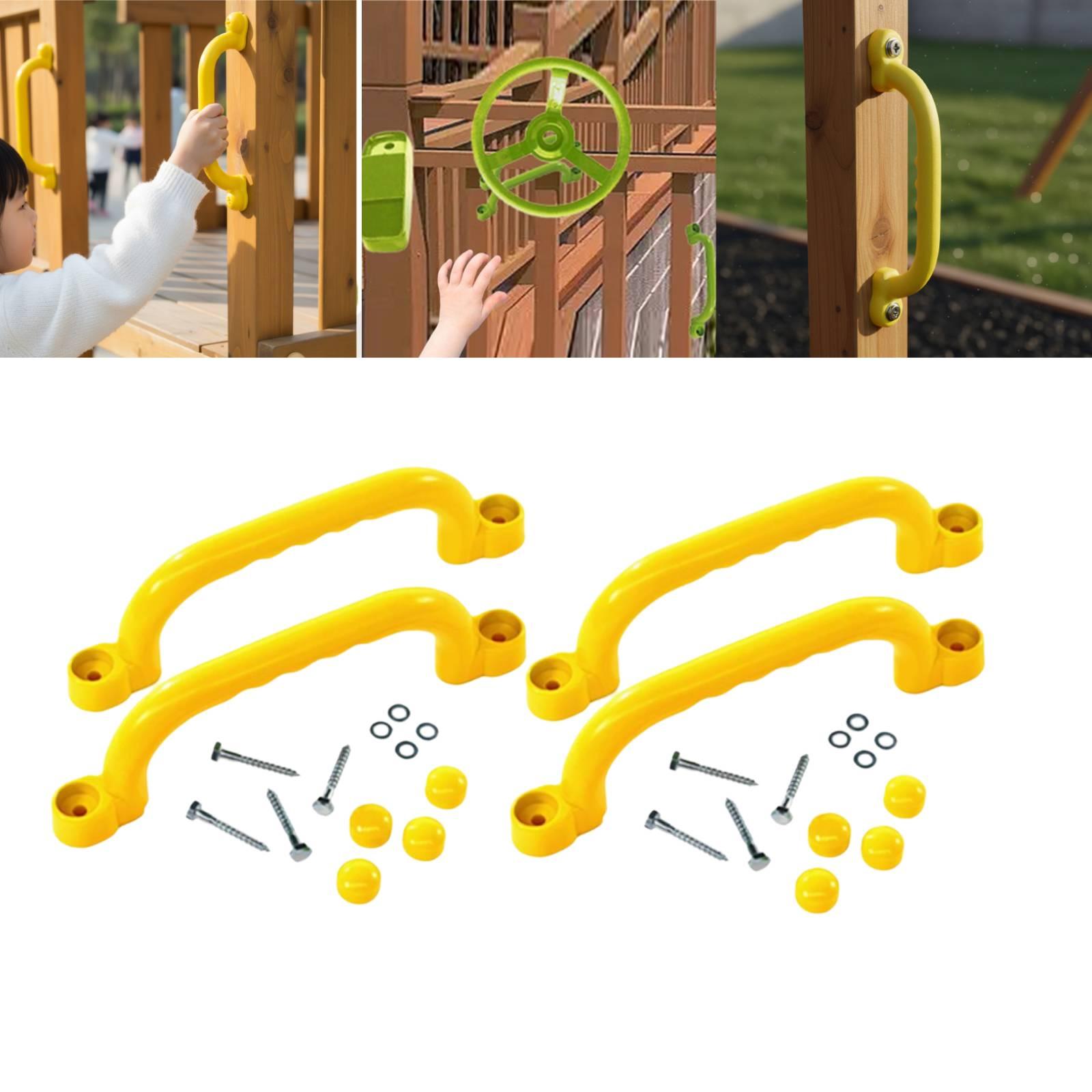 4 Pieces Climbing Handles Easy - Kids Outdoor House Accessories ulasan dan harga