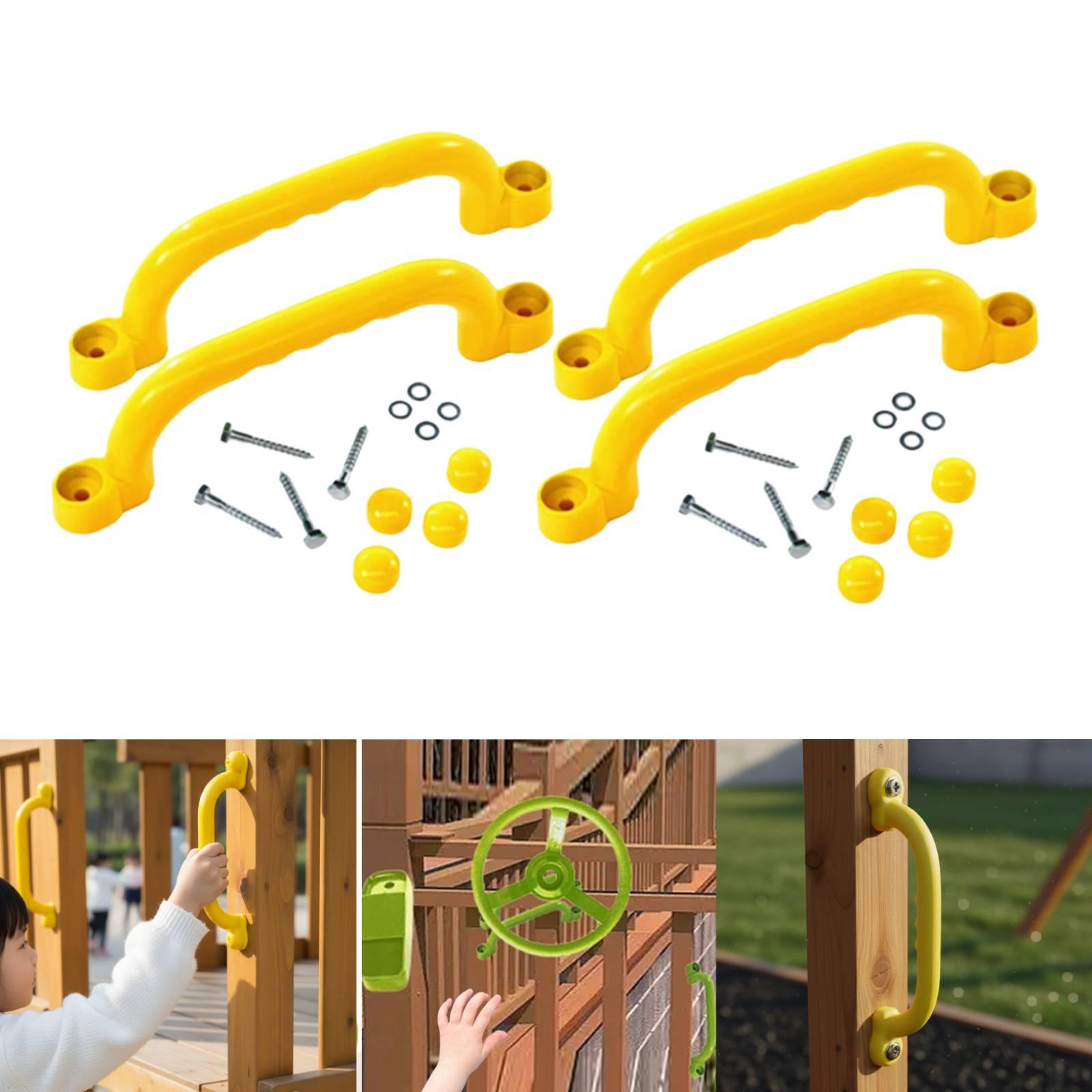 4 Pieces Climbing Handles Easy - Kids Outdoor House Accessories ulasan dan harga