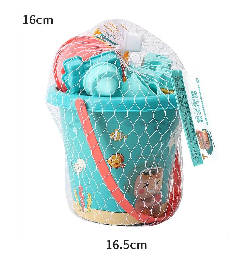 18PCS Beach Toy Set Bucket Sea - Kids Outdoor Storage ulasan dan harga