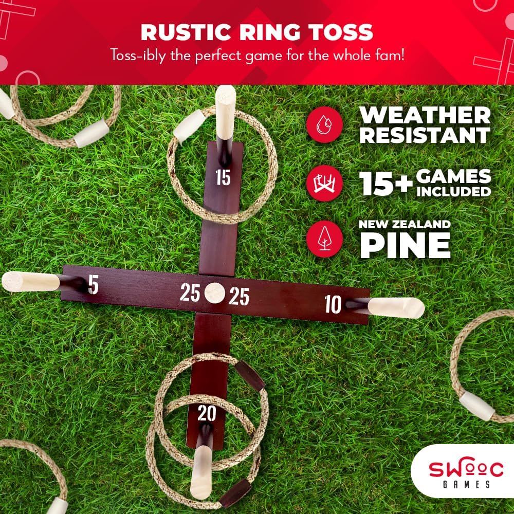 Ring Toss Game All Weather - E - Kids Outdoor Yard Toys ulasan dan harga