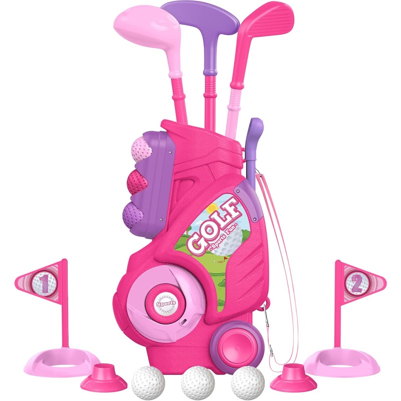 Toddler Golf Club Set Kids Gol - Kids Indoor Outdoor Cart ulasan dan harga