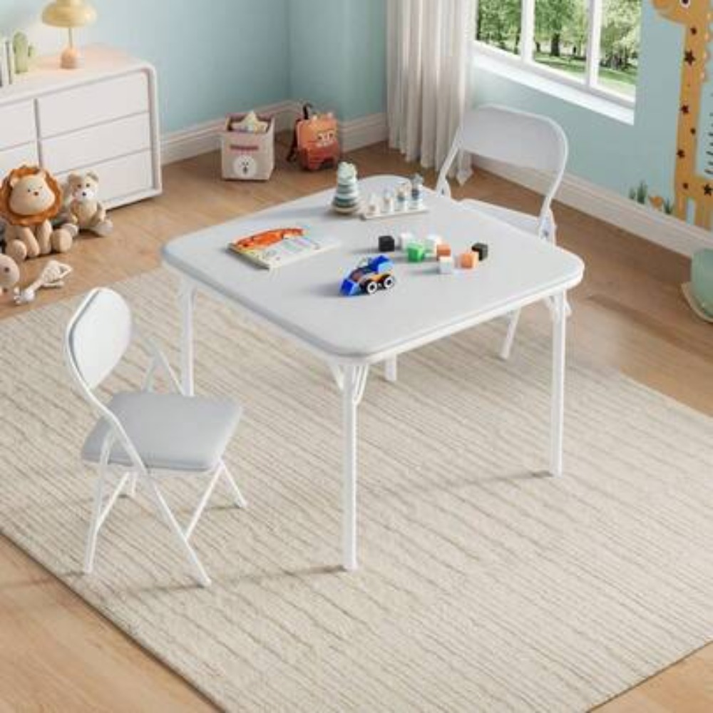 Kids Folding Table and Chairs  - Kids Outdoor Dining Set ulasan dan harga