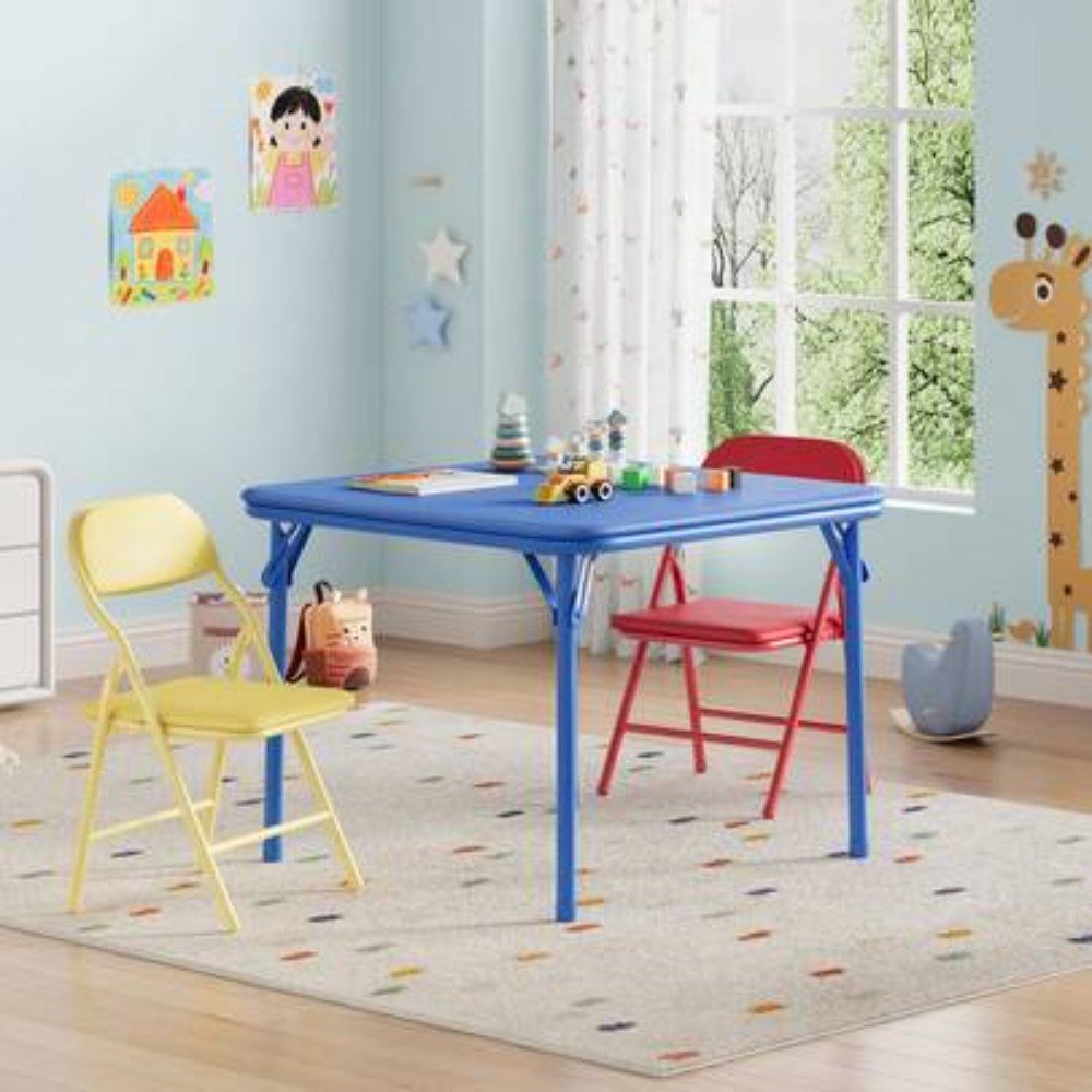 Kids Folding Table and Chairs  - Kids Outdoor Dining Set ulasan dan harga