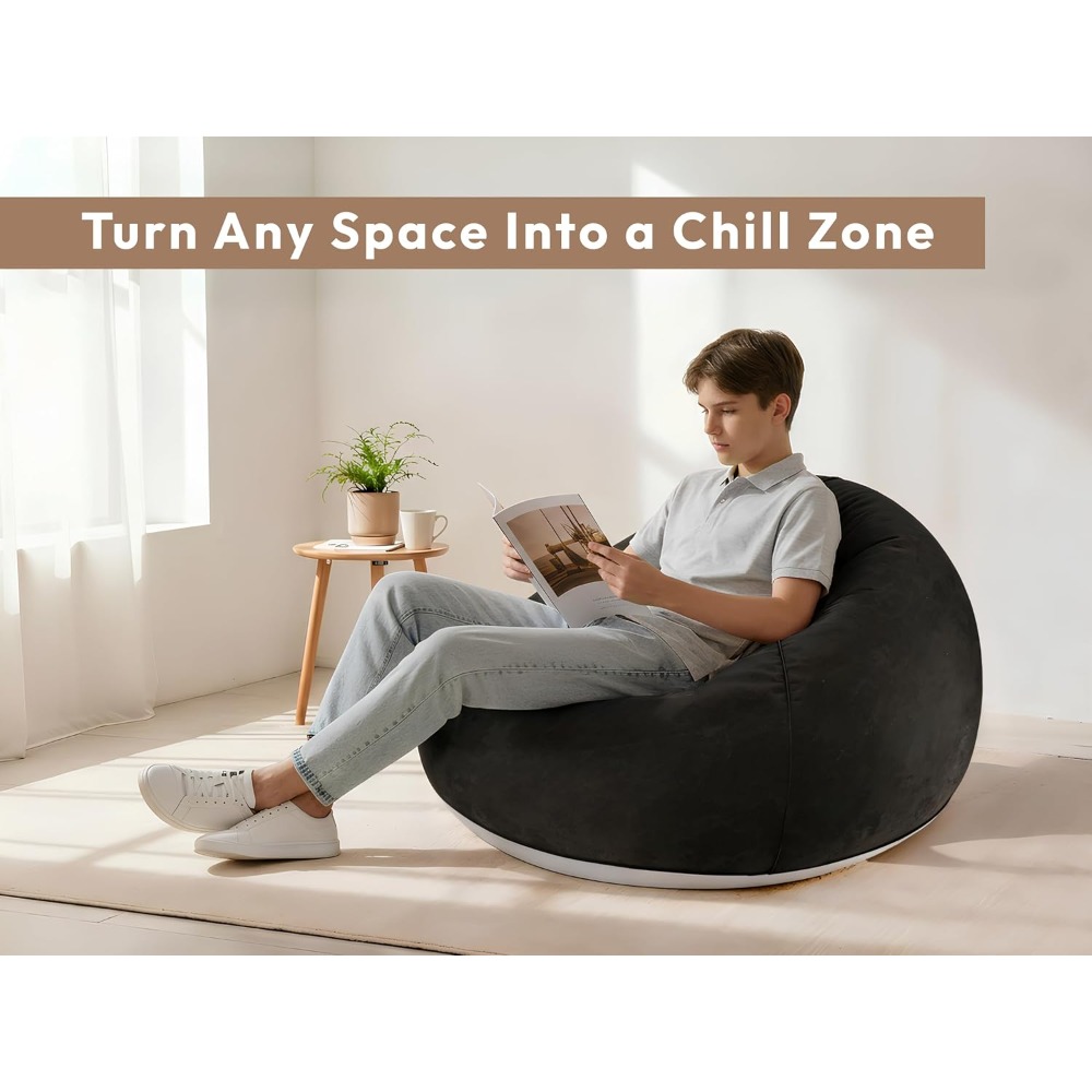 Inflatable Bean Bag Chair with - Kids Outdoor Folding Chair ulasan dan harga