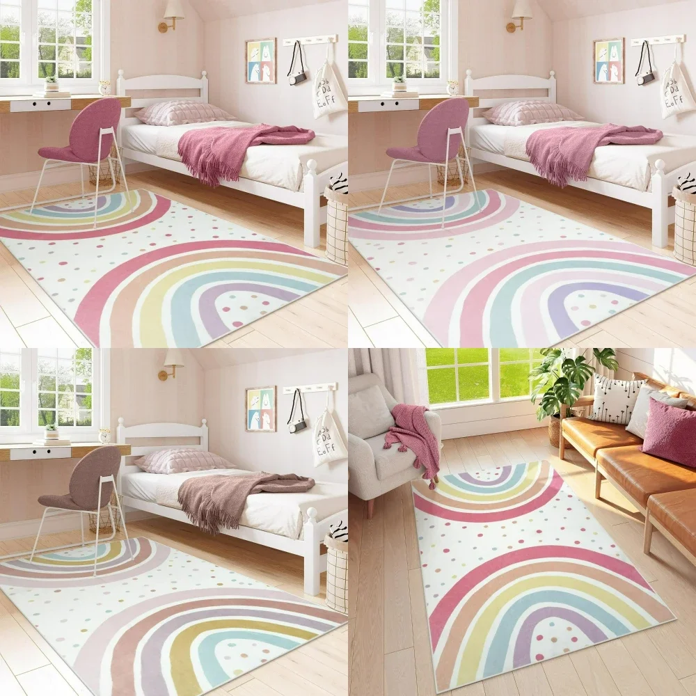 1pc Colorful Dot Boho Rainbow  - Kids Outdoor Lounge ulasan dan harga