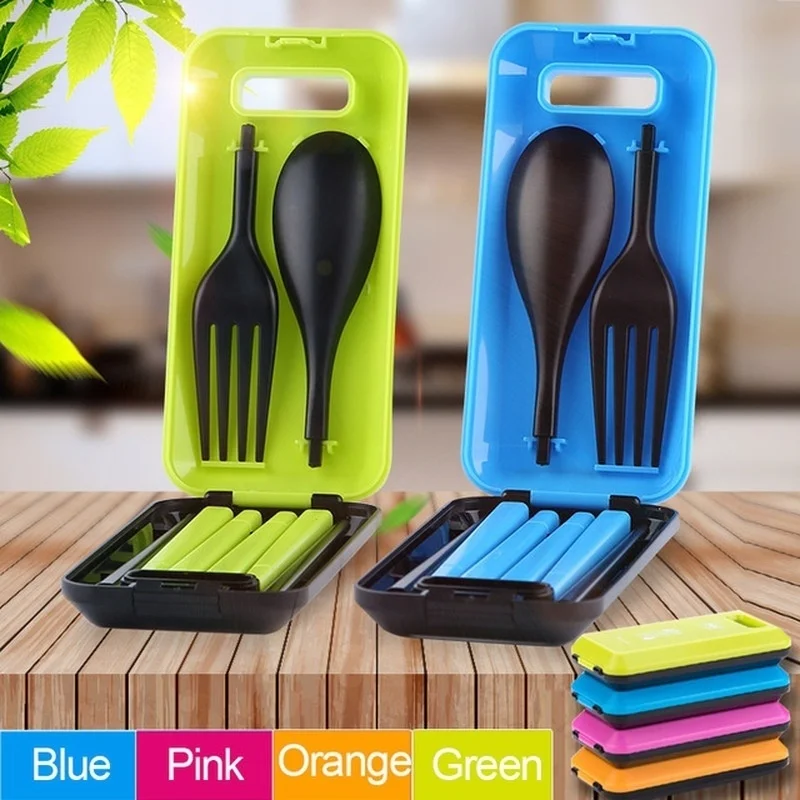 Folding Travel Dinnerware Set  - Kids Outdoor Dining Set ulasan dan harga