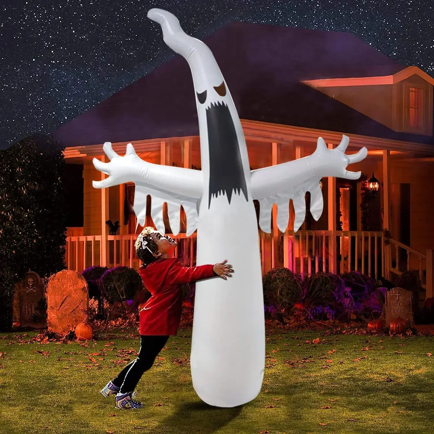 Halloween Inflatable Scary Gho - Kids Outdoor Yard Toys ulasan dan harga