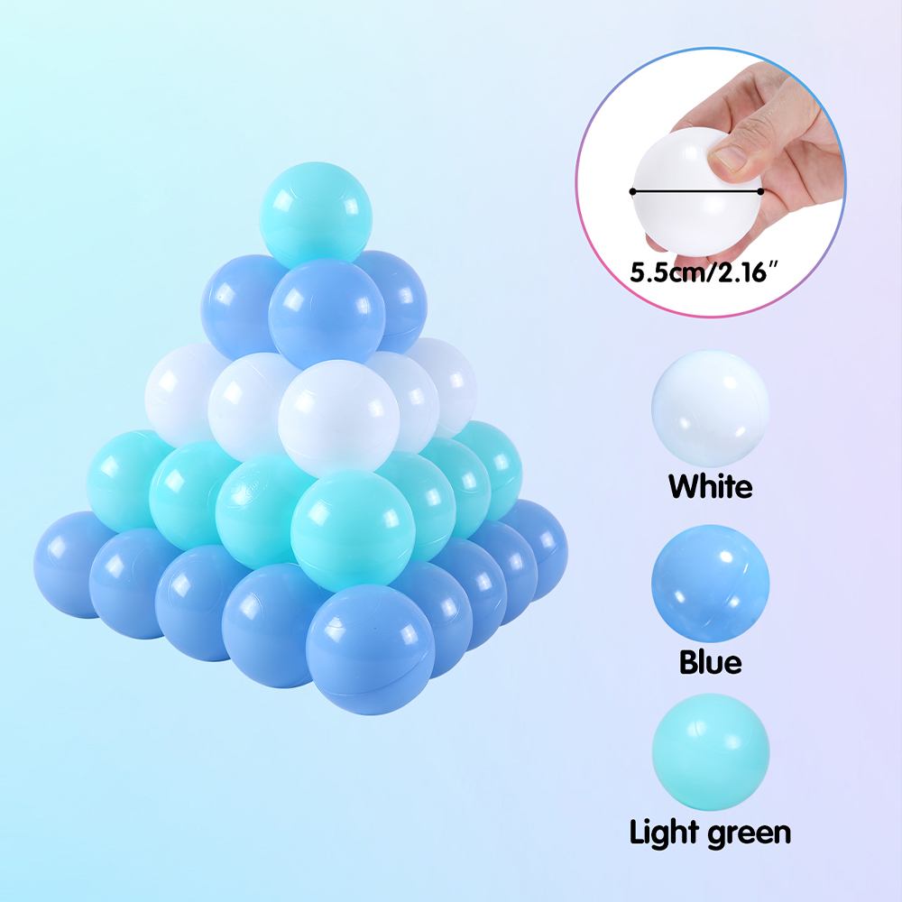 100Pcs Colors Plastic Balls Wa - Kids Outdoor House Accessories ulasan dan harga