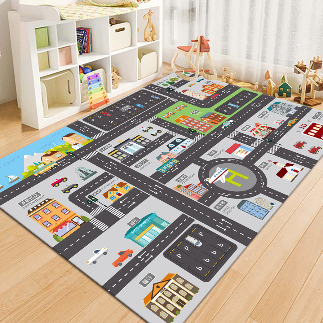 VIKAMA City Road Map Kids Play - Kids Outdoor Flooring ulasan dan harga