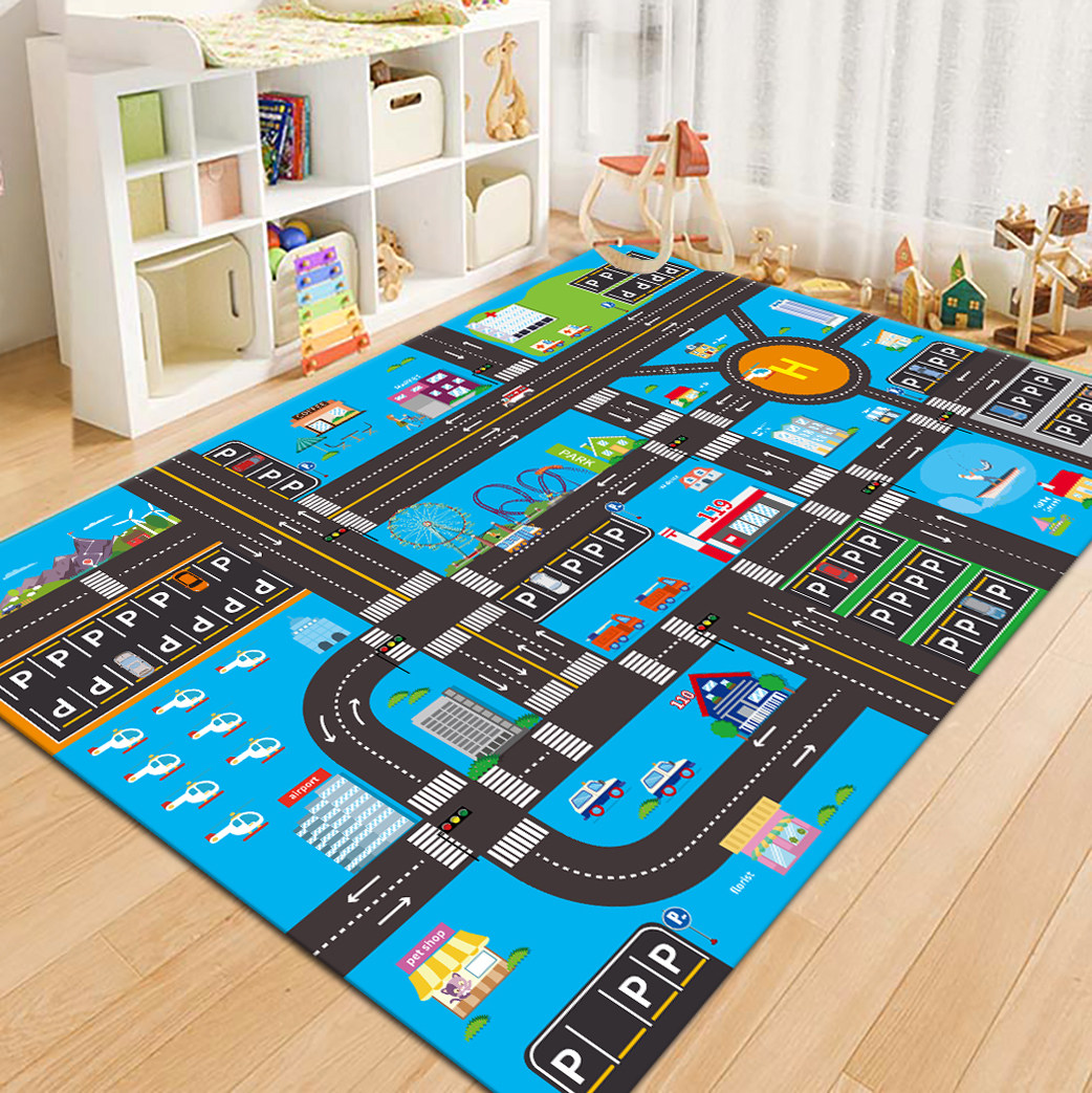 VIKAMA City Road Map Kids Play - Kids Outdoor Flooring ulasan dan harga