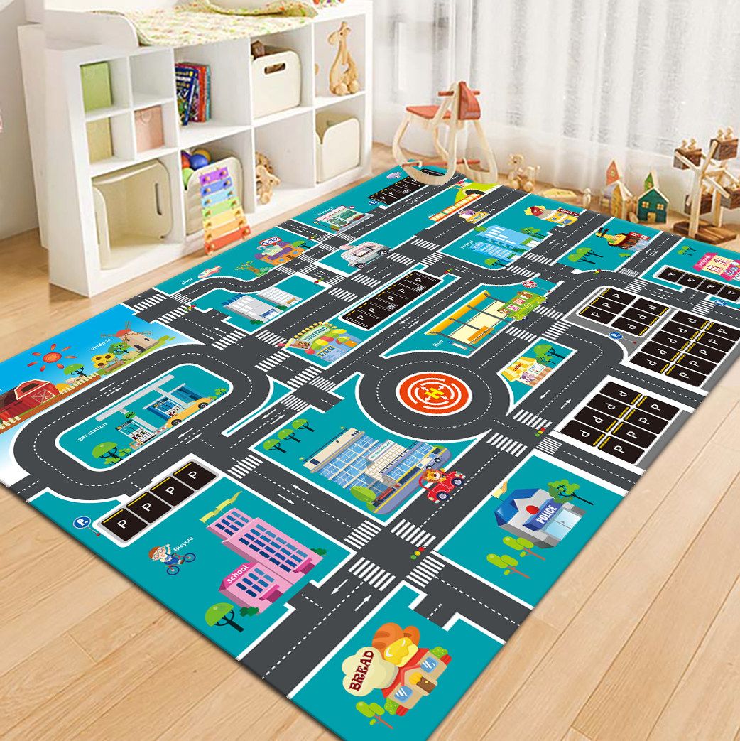 VIKAMA City Road Map Kids Play - Kids Outdoor Flooring ulasan dan harga