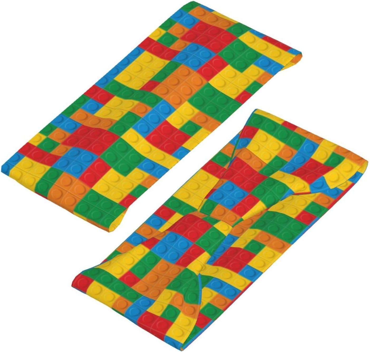 Colorful Building Blocks Print - Kids Outdoor Yoga ulasan dan harga