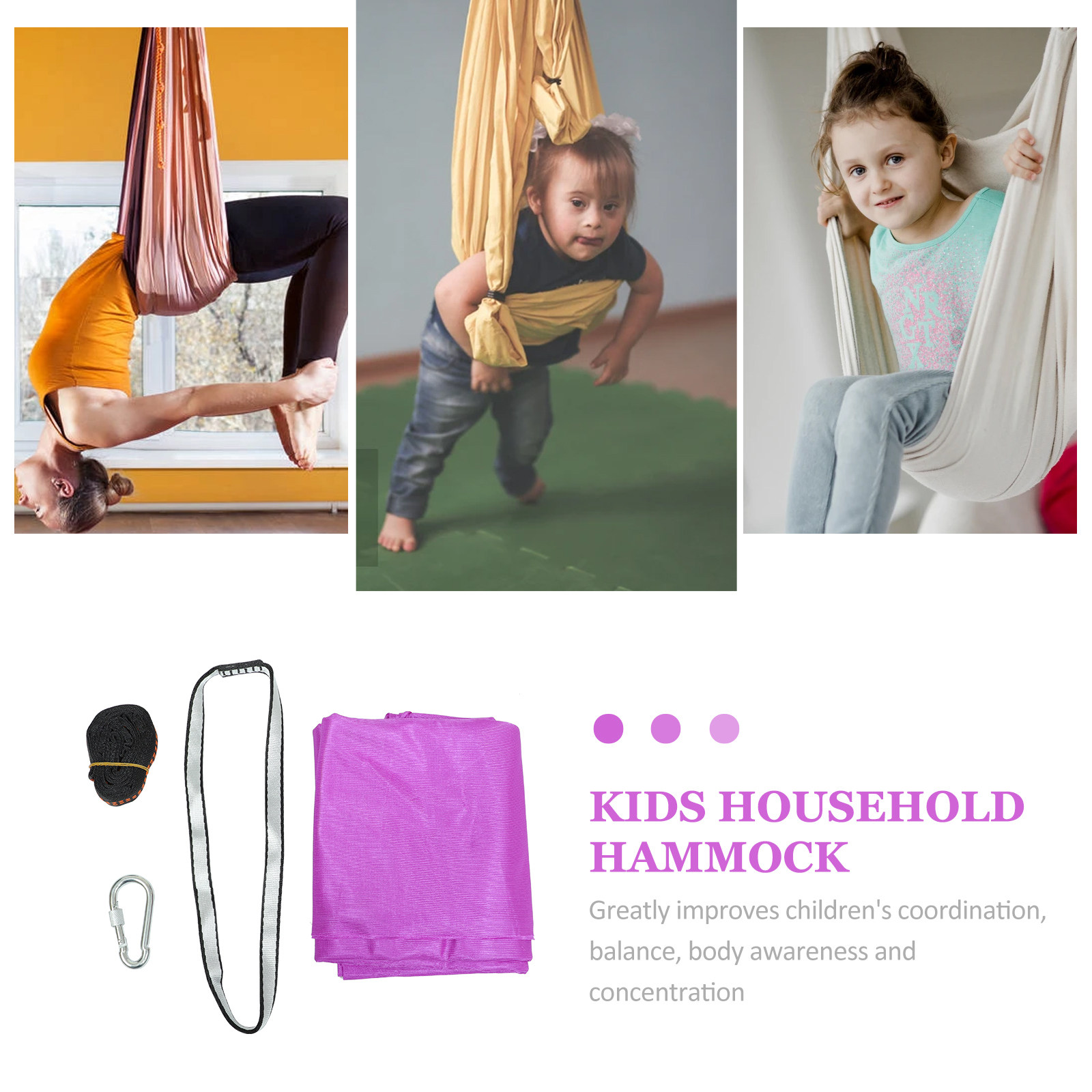 1Set Kids Yoga Hammock High-Cl - Kids Outdoor Yoga ulasan dan harga
