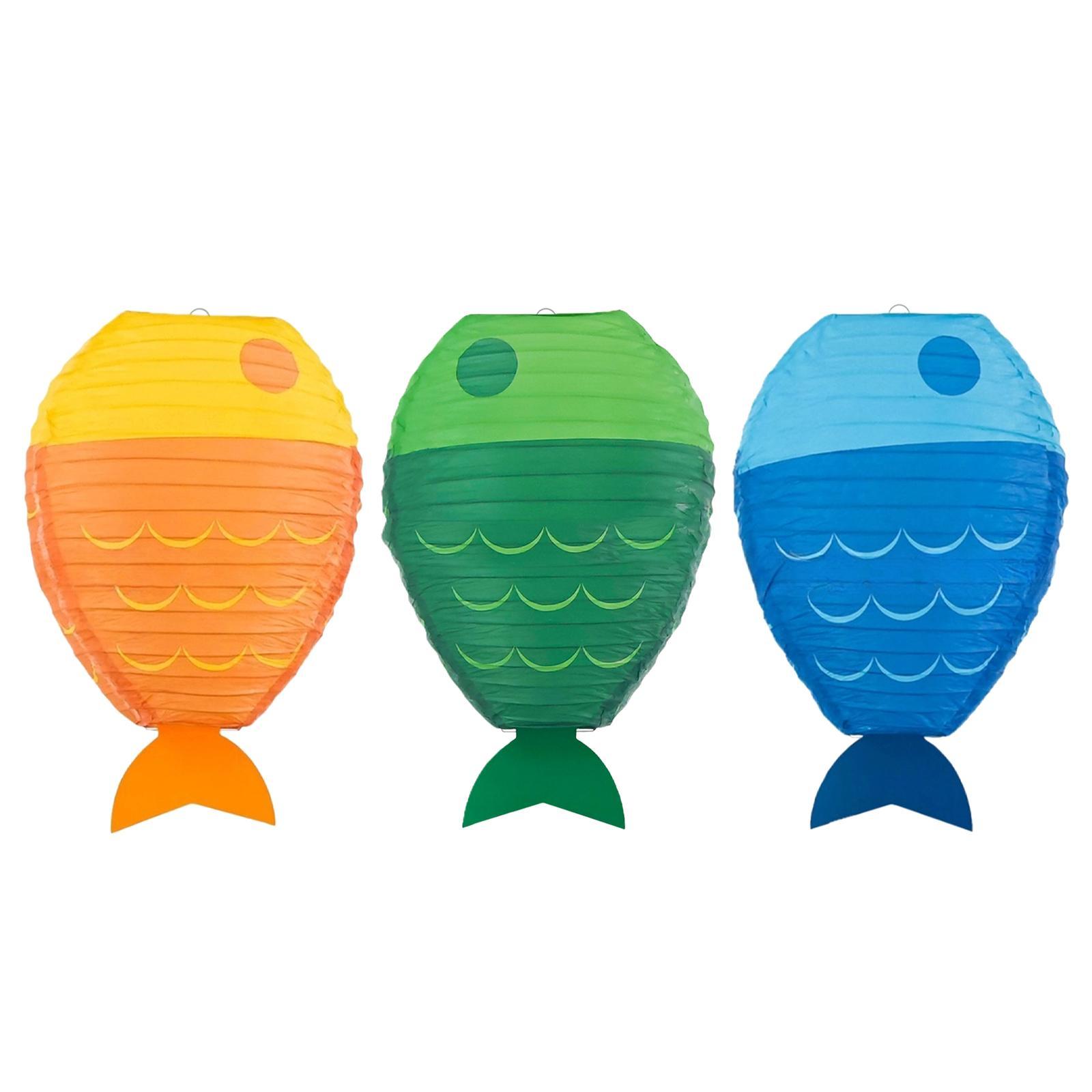 Fish Paper Lantern Cute Craft  - Kids Outdoor Decor ulasan dan harga