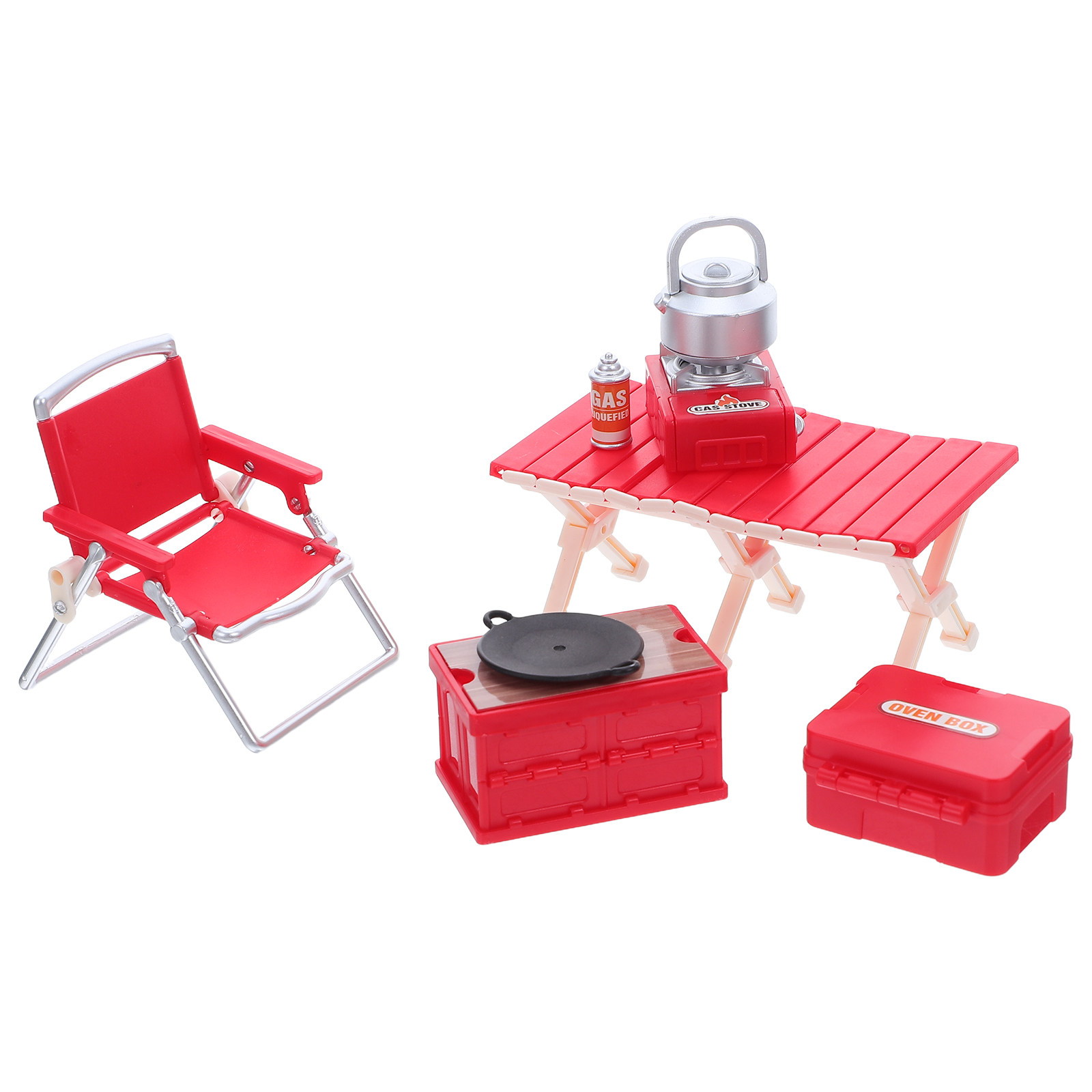 1Set Miniature Camping Furnitu - Kids Outdoor Folding Chair ulasan dan harga