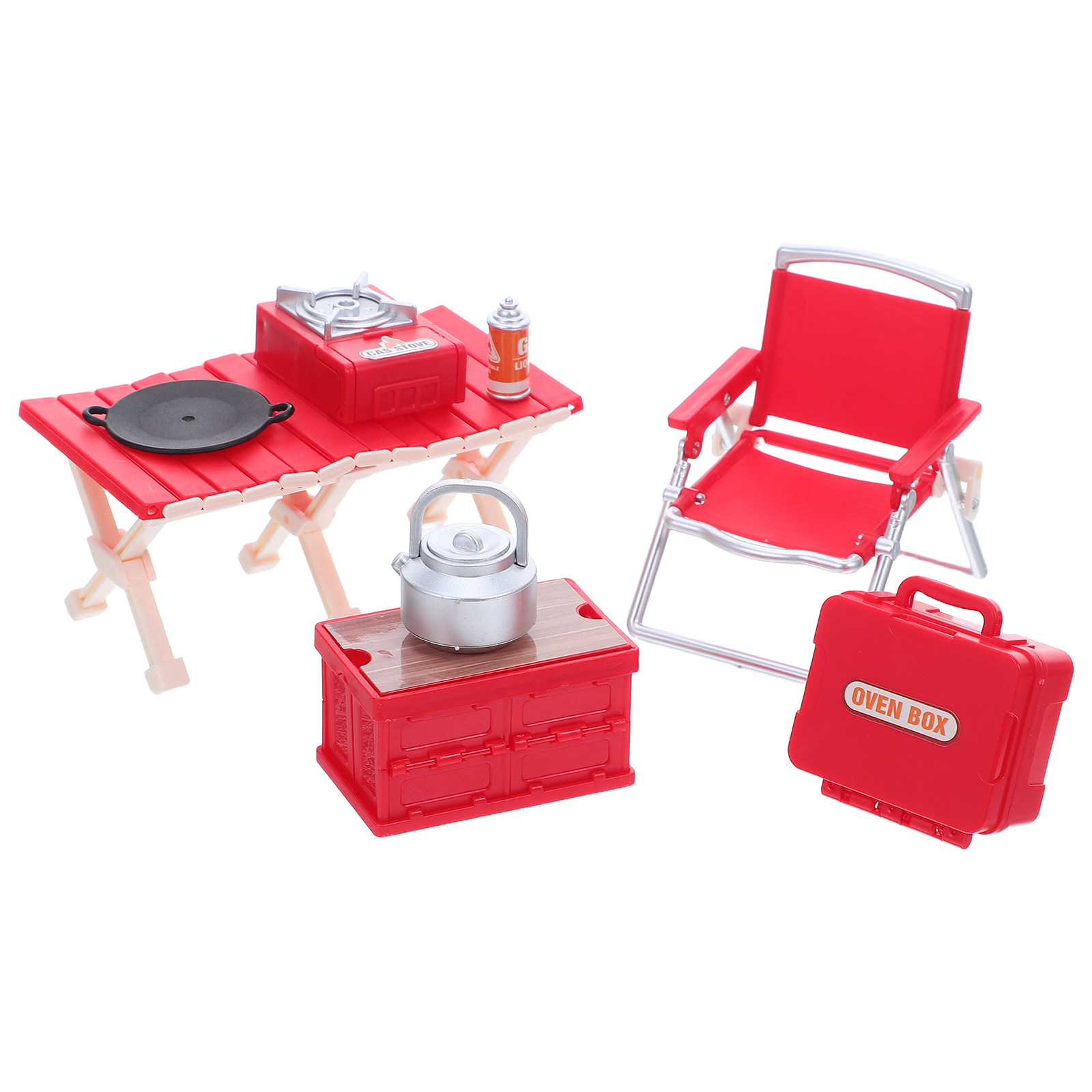 1Set Miniature Camping Furnitu - Kids Outdoor Folding Chair ulasan dan harga