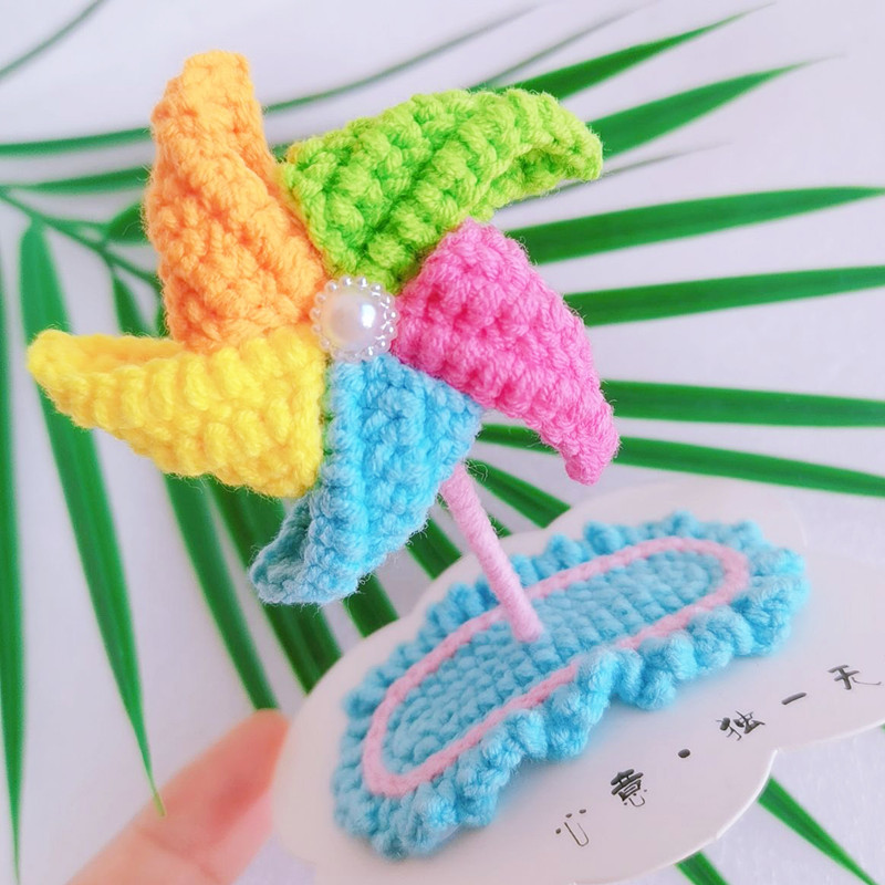 Knitted Woolen Baby Barrettes  - Kids Outdoor Decor ulasan dan harga