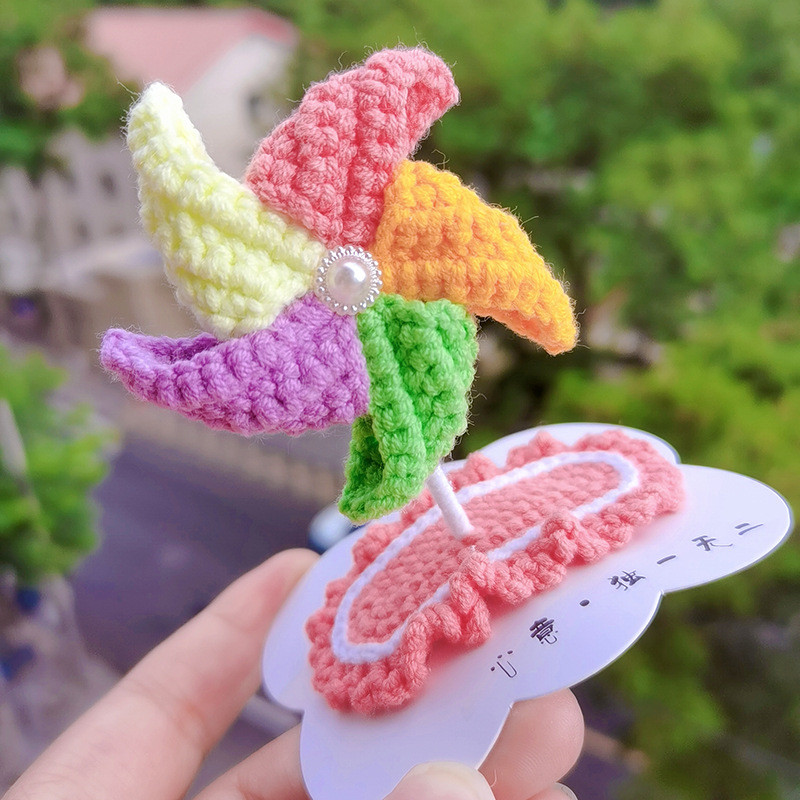 Knitted Woolen Baby Barrettes  - Kids Outdoor Decor ulasan dan harga