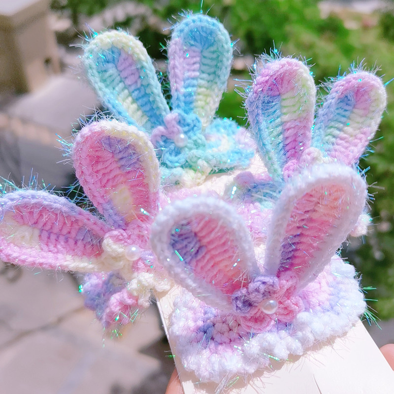 Knitted Woolen Baby Barrettes  - Kids Outdoor Decor ulasan dan harga