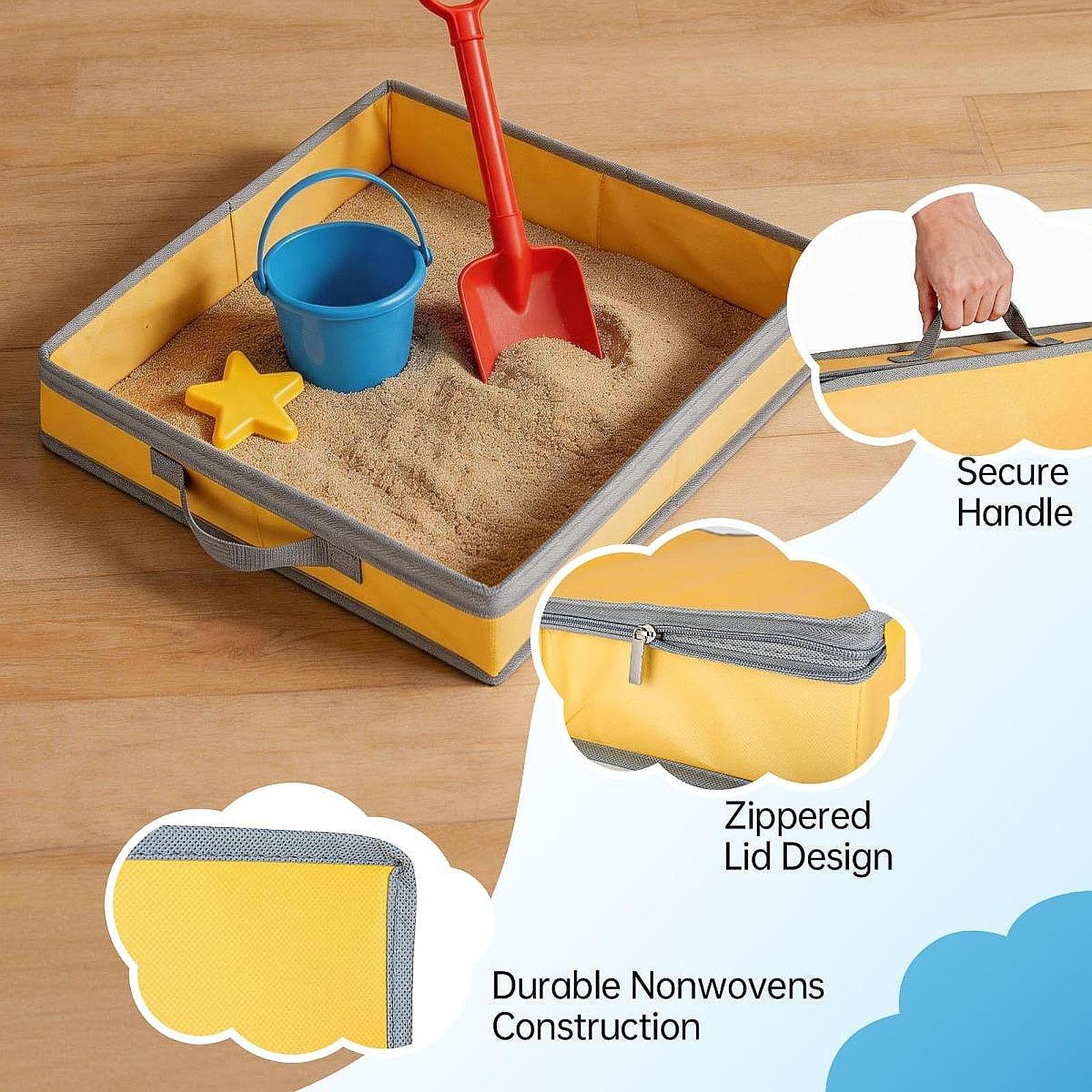 Kids Outdoor Sand Box with Zip - Kids Outdoor Sandbox ulasan dan harga