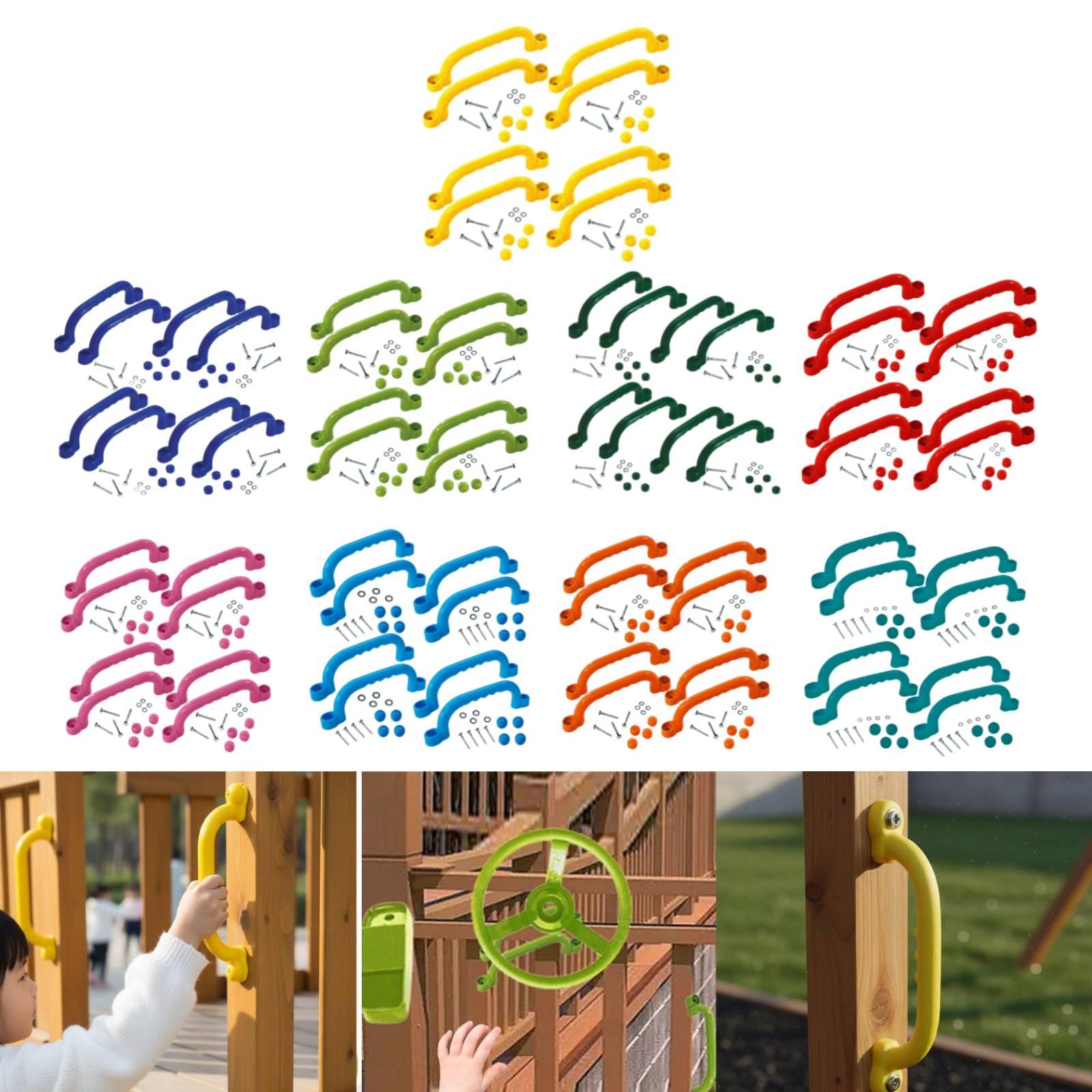8 Pieces Climbing Handles Outd - Kids Outdoor House Accessories ulasan dan harga