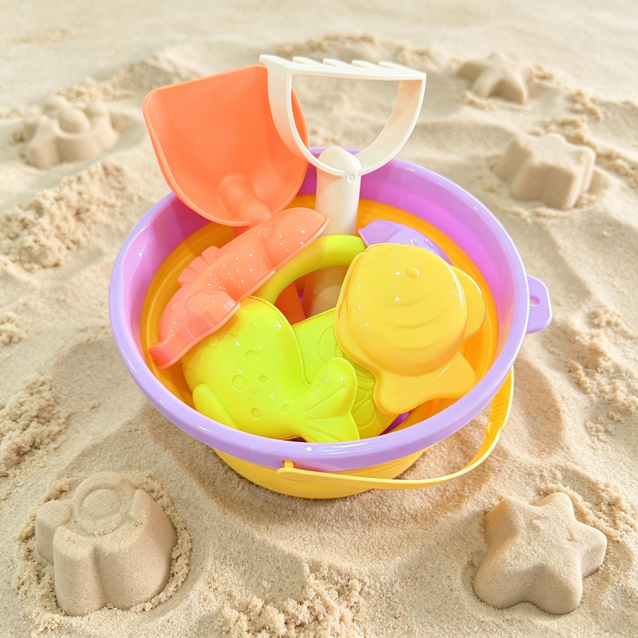 8Pcs Kids Beach Toys Set Colla - Kids Outdoor Sandbox ulasan dan harga