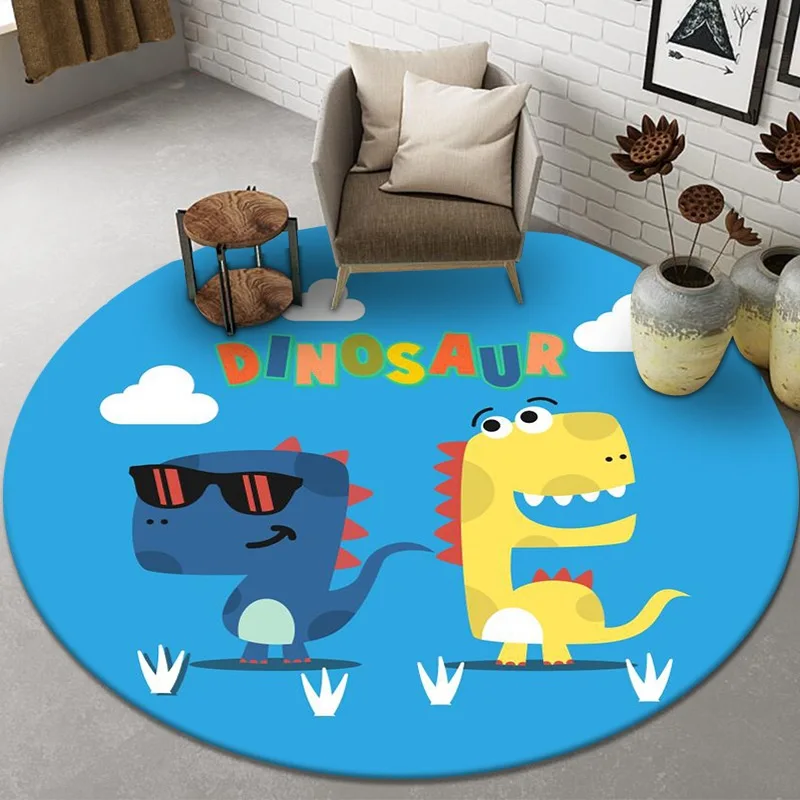 Cartoon Panda Printed Round Ca - Kids Outdoor Yoga ulasan dan harga