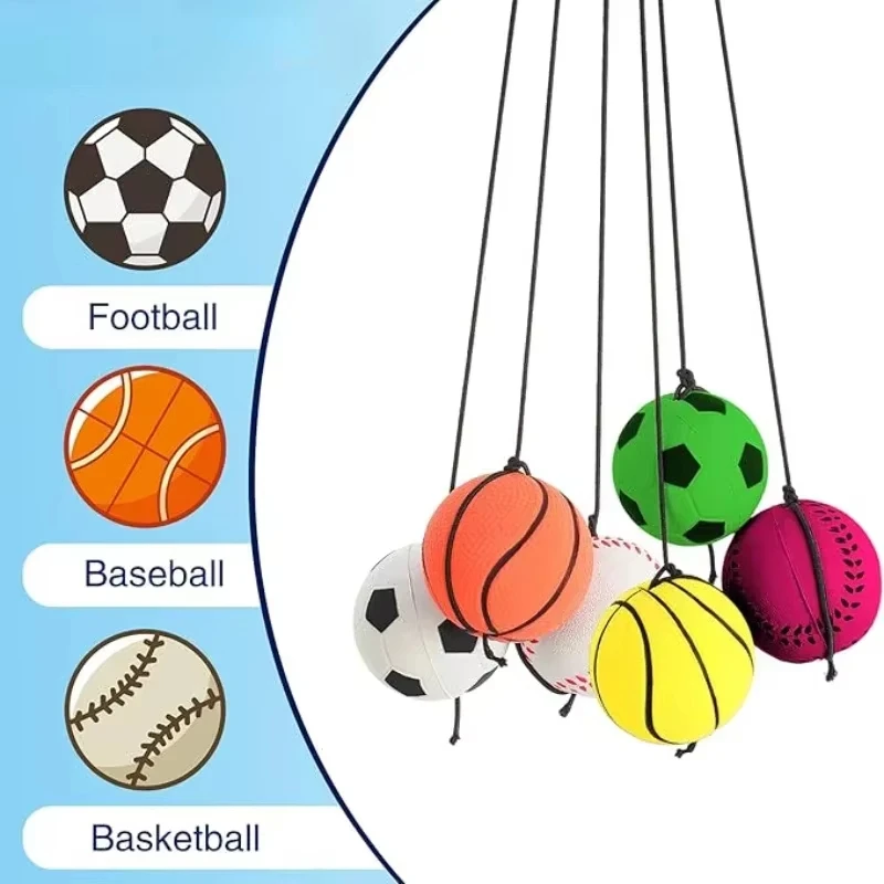 Elastic Return Sponge Ball Nyl - Kids Outdoor Yoga ulasan dan harga