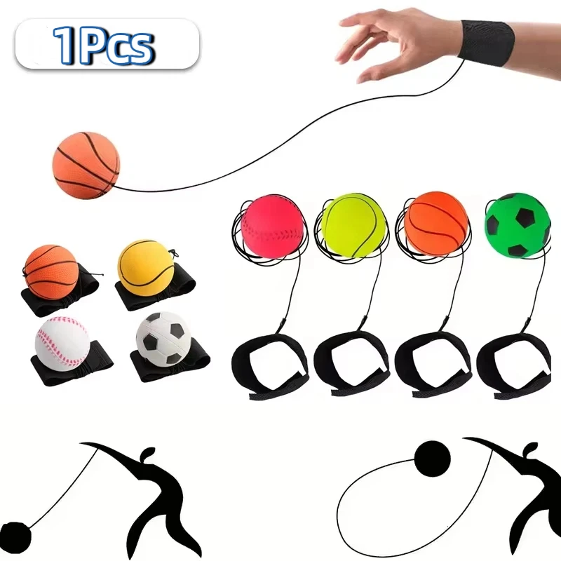Elastic Return Sponge Ball Nyl - Kids Outdoor Yoga ulasan dan harga