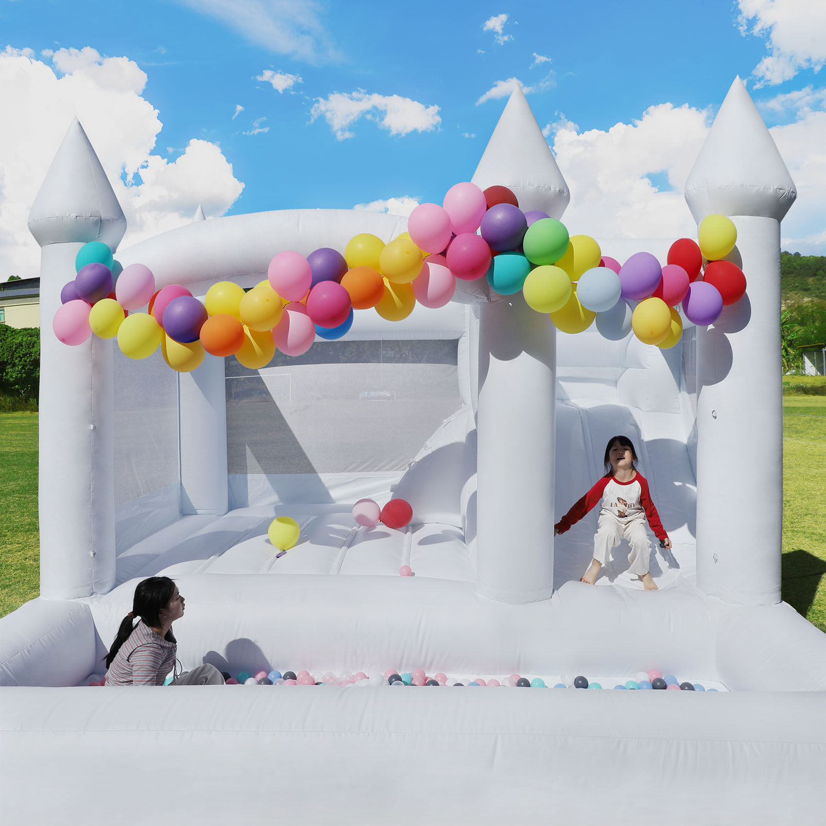 Bouncy Castle Bounce Houses Ju - Kids Outdoor Playground ulasan dan harga
