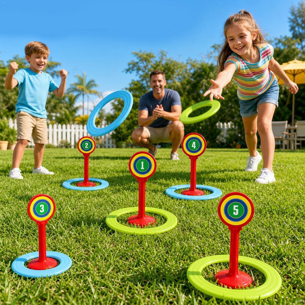 Kids Plastic Game Set Outdoor  - Kids Outdoor Yard Toys ulasan dan harga