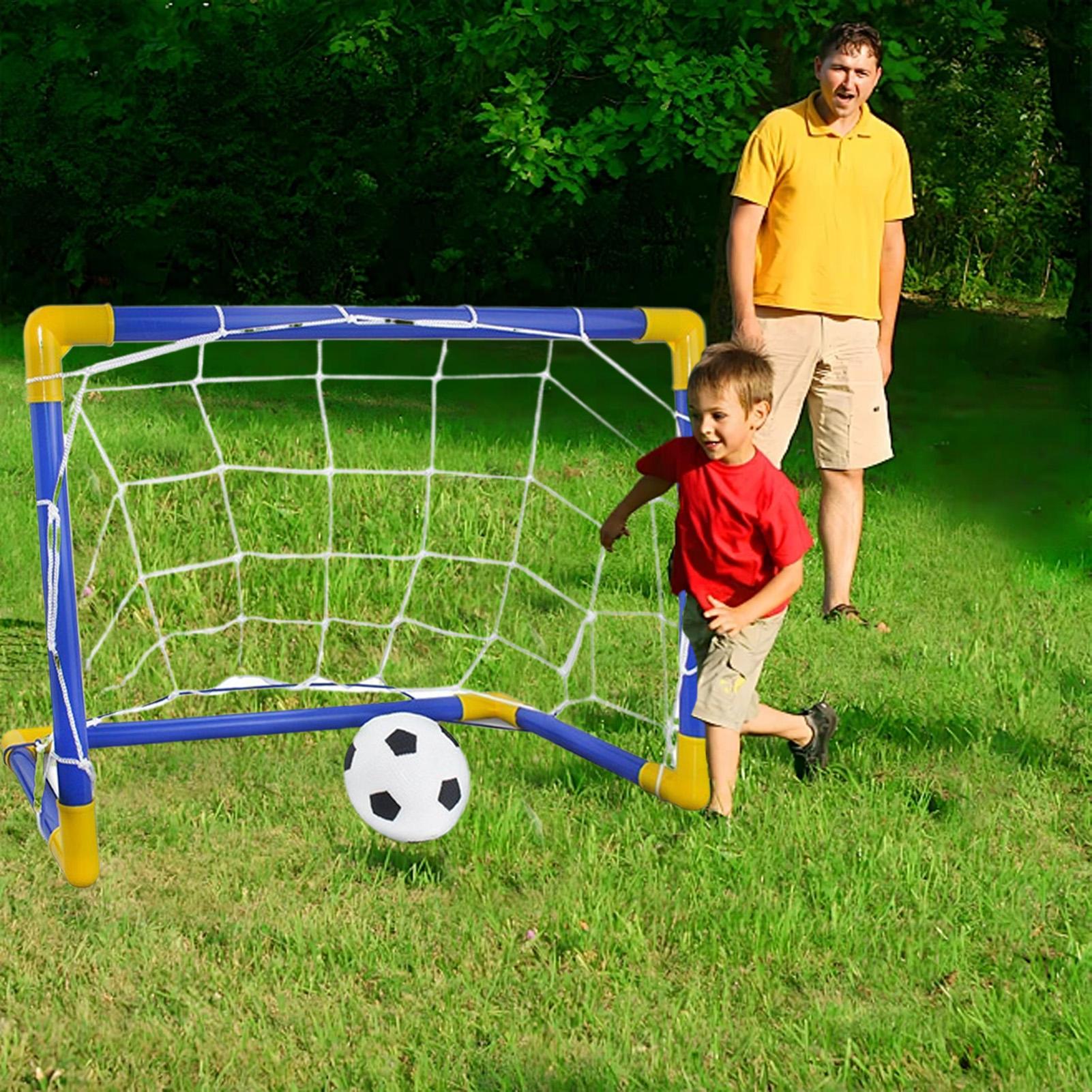Kids Soccer Net Portable Weath - Kids Outdoor Playground ulasan dan harga