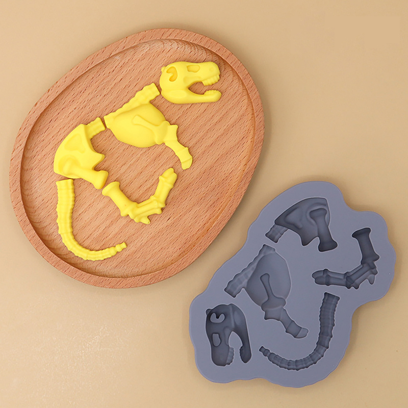 1Pc Dinosaur Silicone Mold Din - Kids Outdoor Dining Set ulasan dan harga