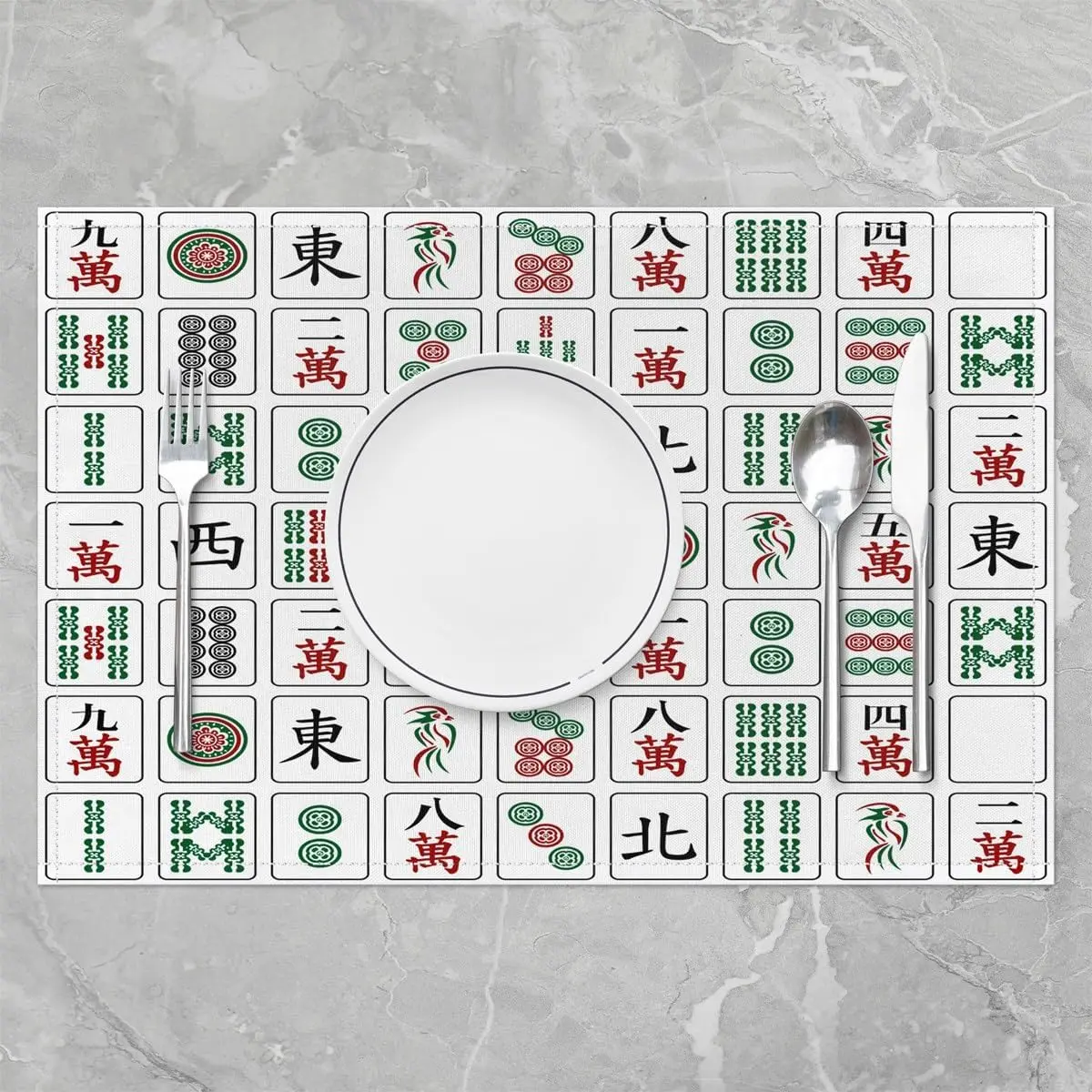 Chinese Game Placemats Set of  - Kids Outdoor Dining Set ulasan dan harga