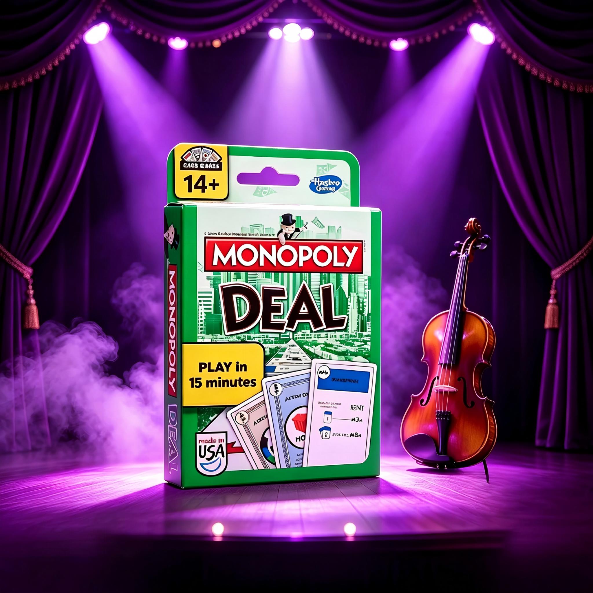 Monopoly Deal Card Game, Fast- - Hasbro Game Monopoly ulasan dan harga