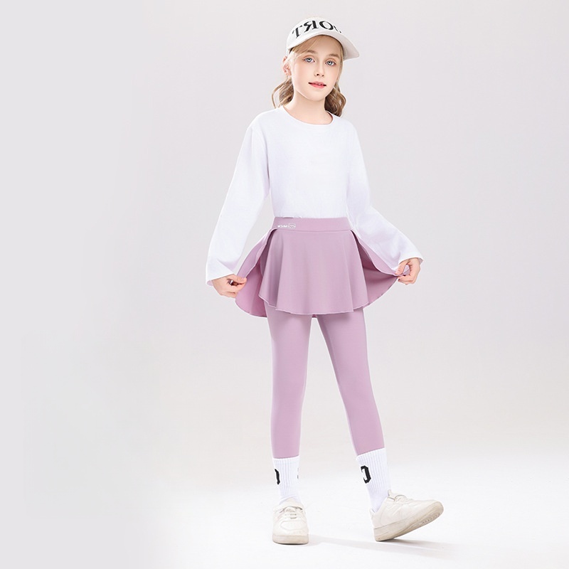 2026 New Girls Skirted Legging - Kids Outdoor Yoga ulasan dan harga