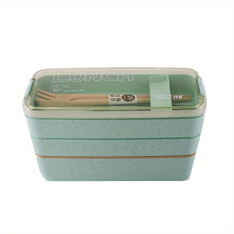Portable Bento Box, 3-layers L - Kids Outdoor Dining Set ulasan dan harga