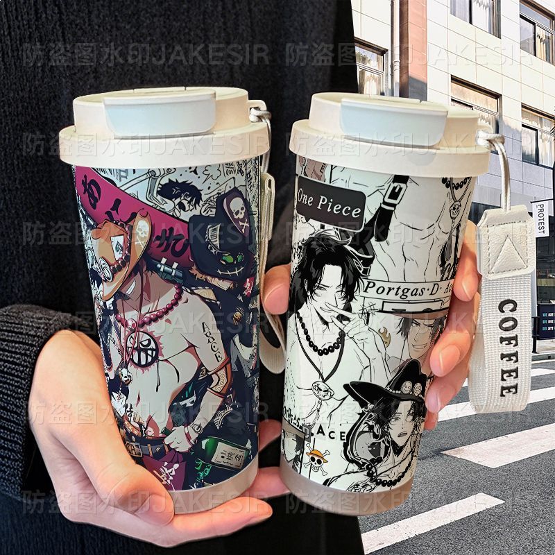 Anime One Piece Luffy Thermos  - Kids Outdoor Dining Set ulasan dan harga