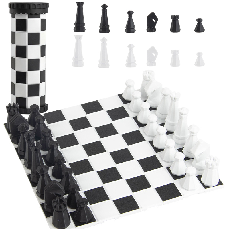 2 in 1 Portable Chess Game Set - Kids Outdoor Storage ulasan dan harga