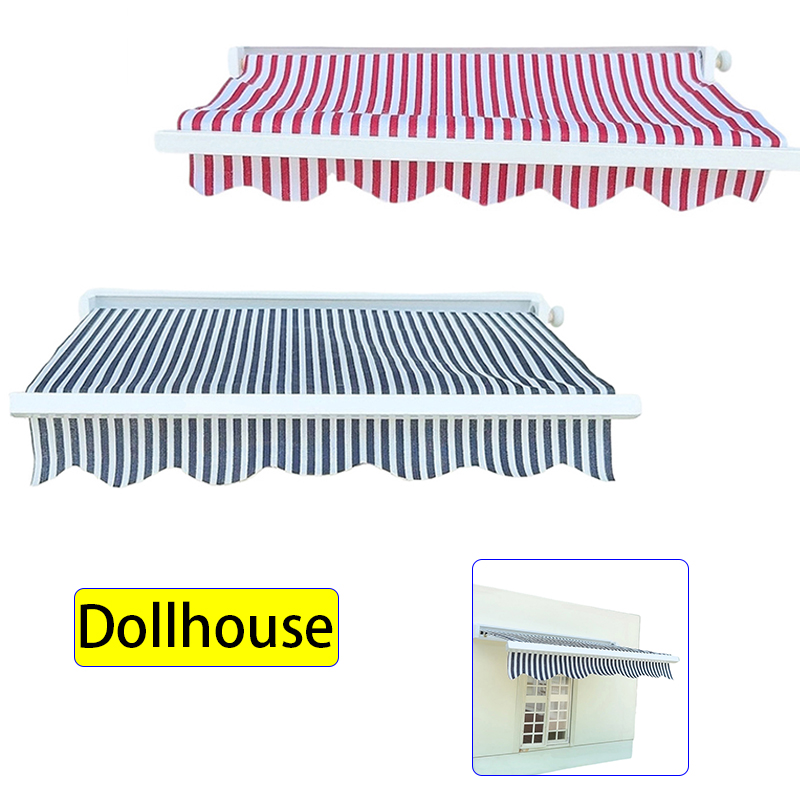 1/12 Dollhouse Simulation Awni - Kids Outdoor Decor ulasan dan harga