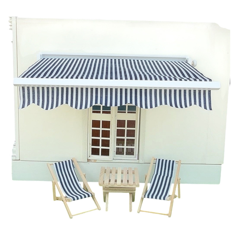 1/12 Dollhouse Simulation Awni - Kids Outdoor Decor ulasan dan harga